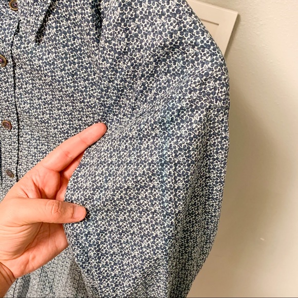 Ted Baker Dot Pattern Shirt, Blue, Size 7 / XXL - Picture 8 of 9